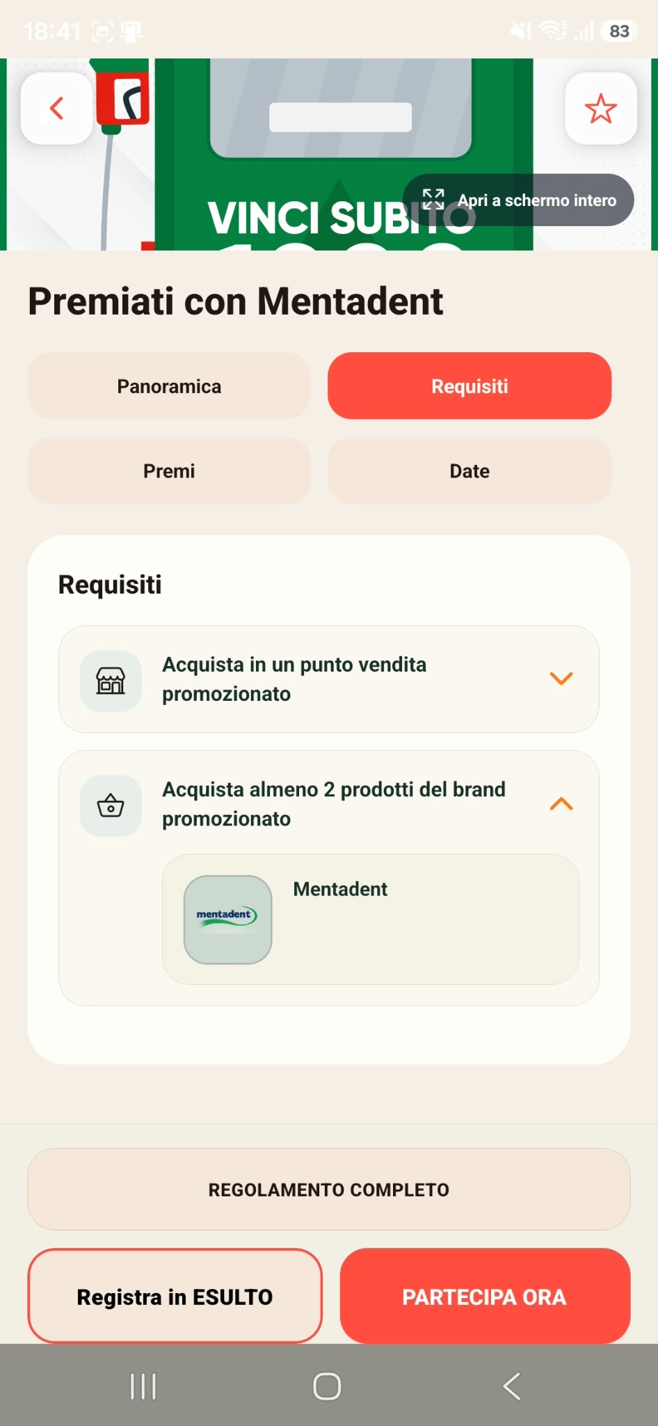 LE SCHEDE CONCORSO